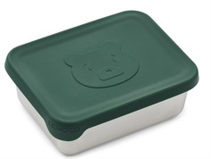 Liewood Mr Bear garden green snack box Ako